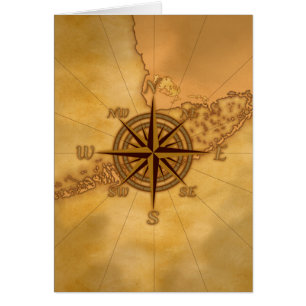 Rose de boussole antique de style