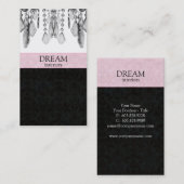 Rose de carte d'entreprise immobilière de cristaux (Devant / Derrière)