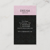 Rose de carte d'entreprise immobilière de cristaux (Dos)