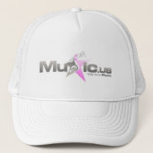 Rose de casquette de Music.us (Devant)