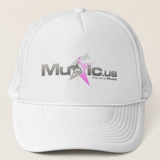 Rose de casquette de Music.us (Devant)