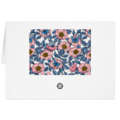 Rose de chien et papillons (Dos Horizontal)