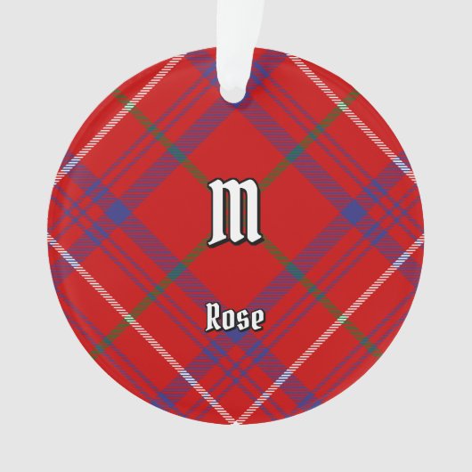 Rose de clan Tartan (devant)