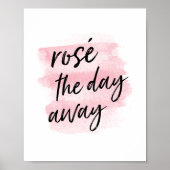 Rosé de dag weg | Art Print (Voorkant)
