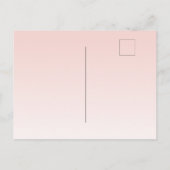 Rose de douche nuptiale invitation or (Dos)