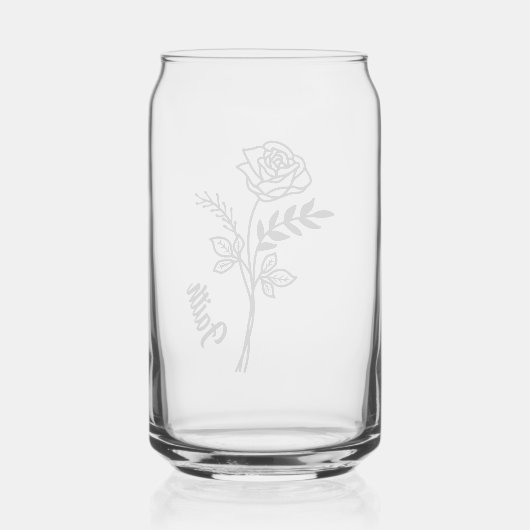 Rose de fleurs du mois de la naissance de juin per (Verso)