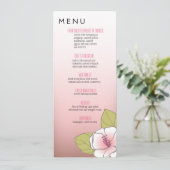 Rose de floraison de menu de dîner de fleurs de (Debout devant)