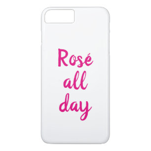 Rosé de hele dag iPhone Case