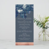Rose de la Marine Bouquet Mariage Menu (Debout devant)