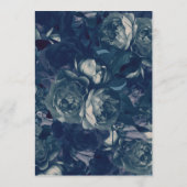 Rose de la Marine Bouquet Mariage Menu (Dos)