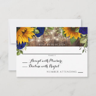 Rose de la marine russe, mariage de tournesol RSVP
