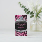 Rose de léopard de fleur de carte de visite de (Debout devant)