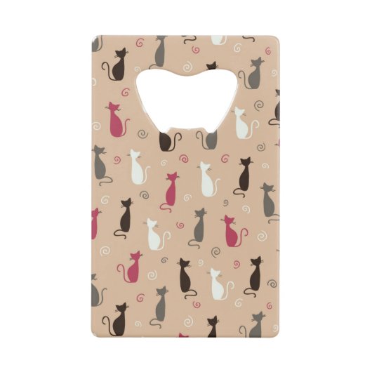 rose de motif de chats (Devant)