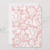 Rose de papier métallique Gold Wedding Invitations (Dos)