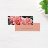 Rose de pêche Trio Flower Mini Signet (Bureau)