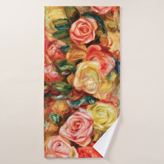 Rose de Pierre Auguste Renoir (Serviette de bain)