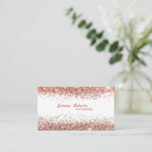 Rose de planification d'événements Gold Carte de v (Debout devant)