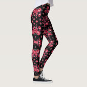 rose de poussières élégant leggings design (Droite)