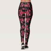 rose de poussières élégant leggings design (Dos)