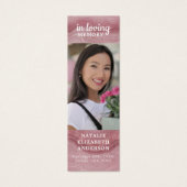 Rose de prière commémorative Quartz Photo Signet f (Devant)