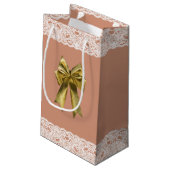 rose de sac cadeau dentelle Petit (Dos Angle)