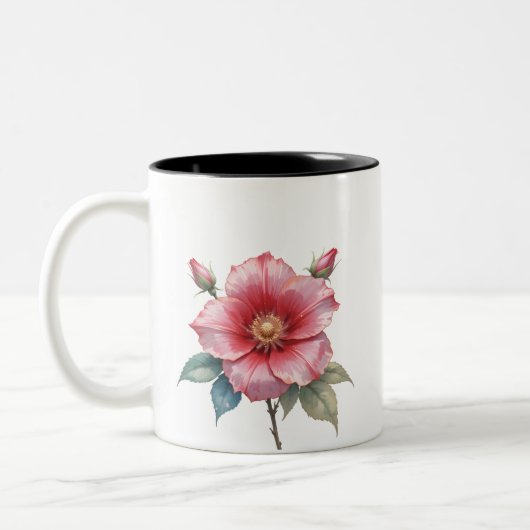 Rose de Sharon Mug (Gauche)