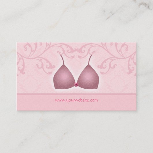 Rose de soutien-gorge de damassé de carte de (Devant)