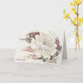 rose de tapisserie carte pour notes abstrait (Fleur jaune)