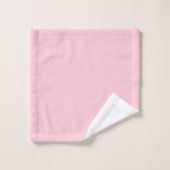 Rose de thé rose couleur unie (Gant de toilette)