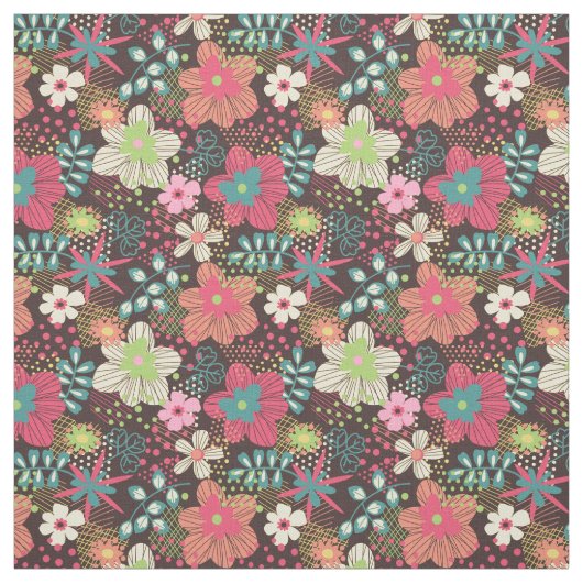 Rose de tissu de conception florale et morceau (Échantillon)