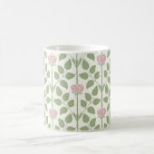 Rose de Voysey, Mug de café rose clair (Centre)