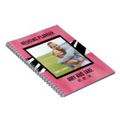 Rose de zèbre de photo de carnet de wedding planne (Côté Droit)