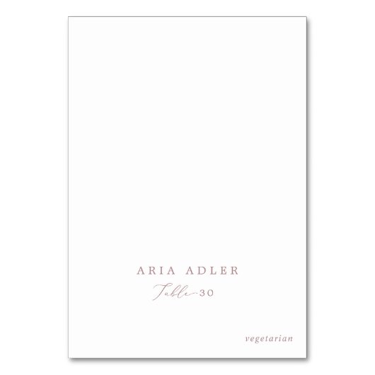 Rose Delicate Gold Menu Option Placer les cartes (Par défaut)