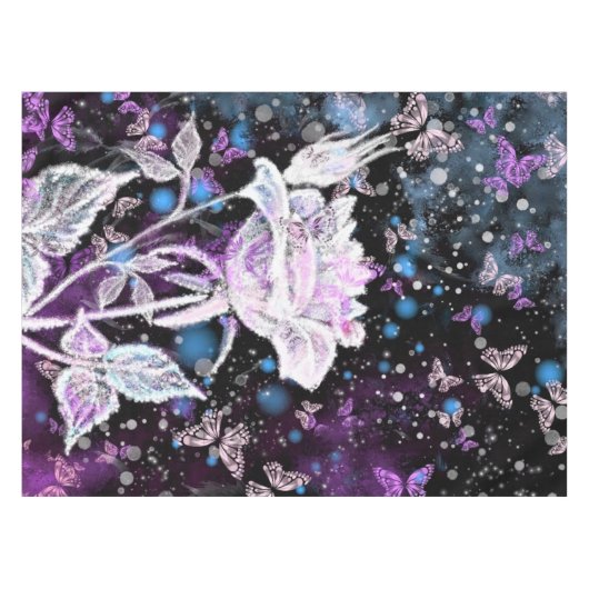 Rose d'hiver et nappes papillon (Devant (Horizontal))