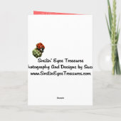 Rose d'Imaginaire  Carte photo d'art (Dos)