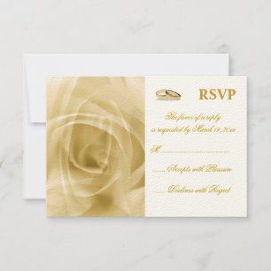 Rose d'or - Mariage RSVP