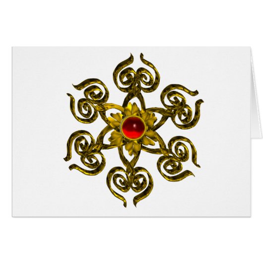 ROSE D'OR RUBIS (Devant horizontal)