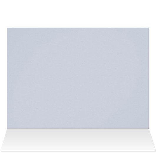 Rose doré Dusty Blue Aquarelle Mariage (Intérieur Horizontal (Haut))