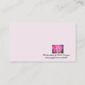 Rose doux - carte de visite (Dos)