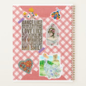 Rose doux En vichy mignon éléments scrapbooking Pl (Dos)