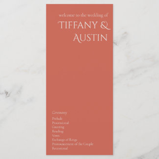 Rose du désert Programme de mariage moderne