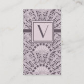 Rose élégant de dentelle de Victoria - carte de (Dos)