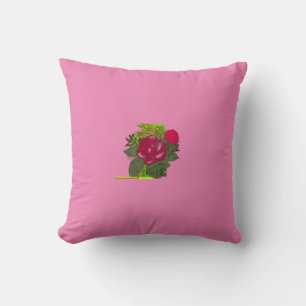 Rose élégant sur un Coussin souple   Captivant Flo
