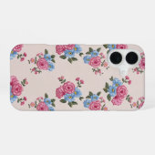 Rose embroidery texture iPhone16 case iPhone 16 Hoesje (Achterkant horizontaal)