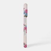 Rose embroidery texture iPhone16 case iPhone 16 Hoesje (Rechterkant)