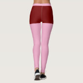 « ROSE ÉMOUVANT » – LEGGINGS DE VÊTEMENTS ACTIFS (Dos)
