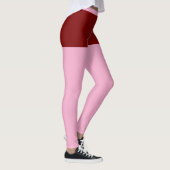 « ROSE ÉMOUVANT » – LEGGINGS DE VÊTEMENTS ACTIFS (Droite)