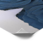 Rose en acier bleu 20 Tableau Mariage (Coin)