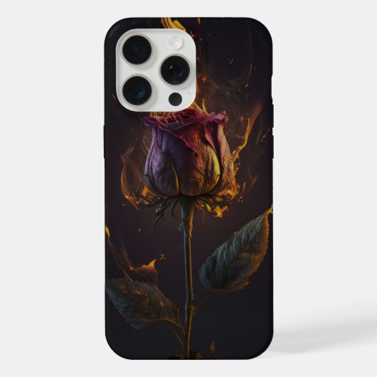 rose en feu (Verso)