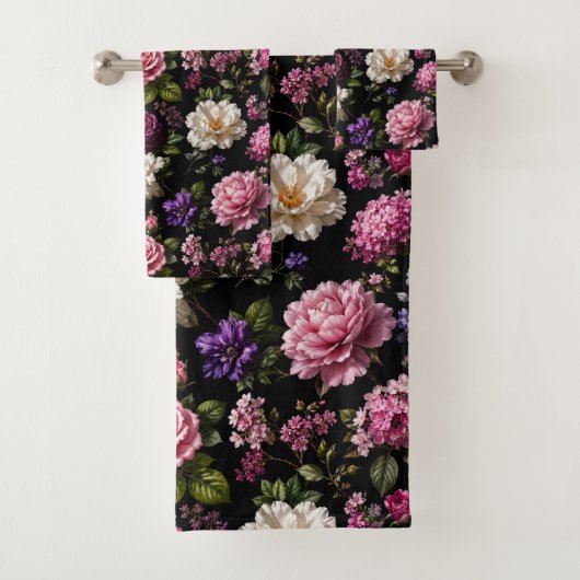 Rose en velours noir (En situation)